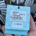 Ming Wang NWT Blazer Top Black White Floral Embroidered Size XL Retail $235.00 Photo 2