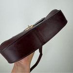 Vintage Del Rio Brown Leather Saddle Bag Shoulder Handbag Photo 5