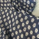Floral hand Block Printed Long Kaftan Dress Blue Printed Kaftan Size undefined Photo 8