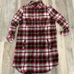 Love Tree  Size Large Plaid Long Sleeve Shirt Dress Photo 0