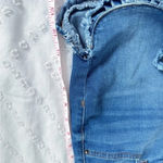 Crown & Ivy Raw Hem Ruffle Stretch Jean Denim Shorts Size 4 High Waist Dark Wash Photo 7