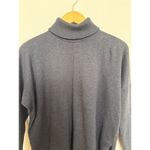 Lilla P Women's Turtleneck Sweater Gray Size S Modal/Silk Photo 3