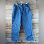 LL Bean Plaid Flannel Lined Original Fit Relaxed Jeans Women’s 18 Medium Tall Blue Size undefined Photo 4