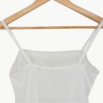 NWT DÔEN Ligea Pointelle Organic Cotton Cami Square Neck Tank | Sz Medium | Salt White Photo 9