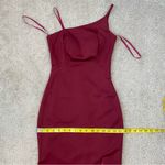 La Femme  28176‎ One Shoulder Gown Burgundy 00 Photo 6