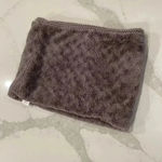 Loft NWT Faux Fur Muff Scarf Brown Patterned Faux Fur Thick Knit Inside Cozycore Photo 0