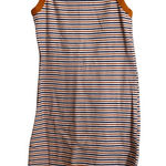Forever 21 Striped Body Con Orange Tank Dress Navy White Square Neck Medium Photo 0