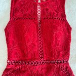 Jodi Kristopher Red Mini Dress Photo 3