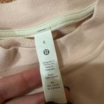 Lululemon  Perfectly Oversized Crew W3DUTS strawberry milkshake light pink size 6 Photo 3