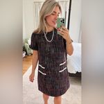 NWT Tuckernuck x Cameran Eubanks Wimberly Multicolor Tweed Jackie Dress S Black Photo 1
