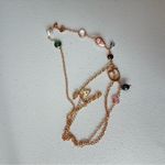 Guess  layered Gold Multi-Color Pendant Necklace Photo 3