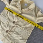 J.Jill Butter Yellow Linen Blazer Jacket Size XS Photo 7