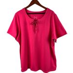 D & Co. Womens Plus Size 3X Pink Lace Photo 0