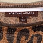 Adrienne Vittadini Long Sleeve Leopard Bodycon Dress / Blouse Size Large Photo 2