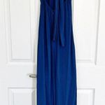 Reformation Flippa Halter Neck Midi Dress in Blue Photo 11
