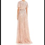 Mac Duggal NWT Embellished Full Length Layered Gown Dress 6 93582 Pink Photo 4