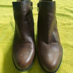 Lucky Brand 🍀 Soft and Sleek Brown Leather Giddy Up Boots with Side Zip Photo 1