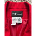 Sag Harbor ‎ Red Wool Blazer size 12 Photo 2