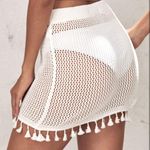 Swim Coverup Skirt White Photo 2