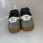 Adidas  Hamburg FX8114 Grey White Gum Sole Trainer Sneaker Men's 7.5 Suede EUC Photo 2