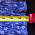 draper's & damon's Blue With White Embroidered Collared Button Top Size P XL Photo 10