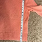 margaret o'leary  orange pullover 50% cashmere silk sweater long sleeve size xs Photo 10