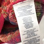 CHAPS Denim Vintage Red Aztec Southwestern V Neck Cotton Blend Sweater Medium Photo 5