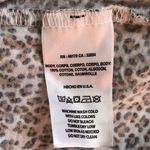 Anthropologie t.La Leopard Print T-Shirt White Tan Brown Black Indiesleeze Photo 7