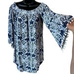 Lilly Pulitzer  Nita Bright Navy Tons Of Fun Coverup Dress Photo 4