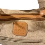 Stone Mountain USA‎ Canvas Spectator 2 Zip Hobo with Leather Trim Blue Tan Purse Photo 10