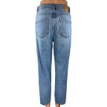 ZARA Women's Blue Light Wash High Waisted Straight Leg Denim Jeans Pants Size 6 Photo 2
