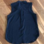 Daytrip  Black Sleeveless Button Down Tank Blouse Photo 1