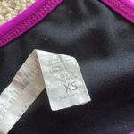 Fabletics Light Support Y Back Strappy Bra with Mesh Size XS Purple Like New Photo 2