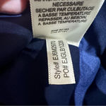 Eliza J  Floral Scuba Sheath Dress Navy Pink Size 10 V-Neck‎ Cap Sleeve Stretch Photo 11