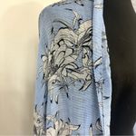 Steve Madden  Hibiscus Blue Scarf Photo 2