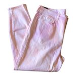 Jen 7 By 7 For All Mankind NWT High Waist Ankle Skinny Tie Dye Pale Pink Jean 16 Photo 4