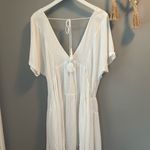 NWT AIMAGE white boho dress or swim cover Size M White Size M Photo 1