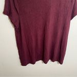 A New Day Crewneck T-Shirt Ribbed Burgundy XL Photo 8