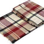 Women's Fall Winter Scarf Classic Tassel Plaid Scarf Warm Soft Chunky Large Blanket Wrap Shawl Scarves Photo 4