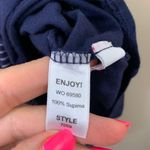 Michael Stars  Striped Midi Tank Sleeveless Navy/White Dress Photo 5