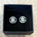 Vince Camuto Black and Silver Stud Earrings Photo 0