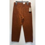 Carhartt WIP W Newport Pant High Waist Relaxed Straight Sz 28 Brandy Corduroy Photo 5