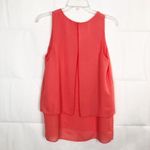 Reitmans Tank Top Womens XS Chiffon Overlay Dressy Feminine Occasion Party Event Orange Photo 6