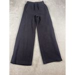 Nike  standard fit fleece pants pants wide leg Xs Gray Sherpa Photo 1