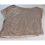 Torrid NWT Gold Sequin Off The Shoulder Short Sleeve Pullover Top Size 6X Photo 5