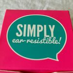 Origami Owl : Teal Color Rose Stud Earrings- Silver Tone Photo 7