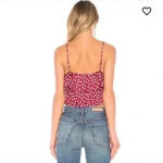 L'Academie  The Monroe Top Polka Dot Crop Top in size small Photo 1