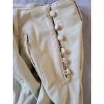 ZARA Pants Womens 4 High Rise Relaxed Leg Ankle Length Wide Leg Light Gren Olive Photo 10