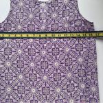 Anthropologie Elegant Floral Sleeveless Top in Purple and Pink Photo 5