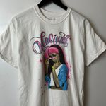 Urban Outfitters Aaliyah Rap Tee T Shirt White Large L Retro Girl Artist Music Graphic Solid Logo Photo 9